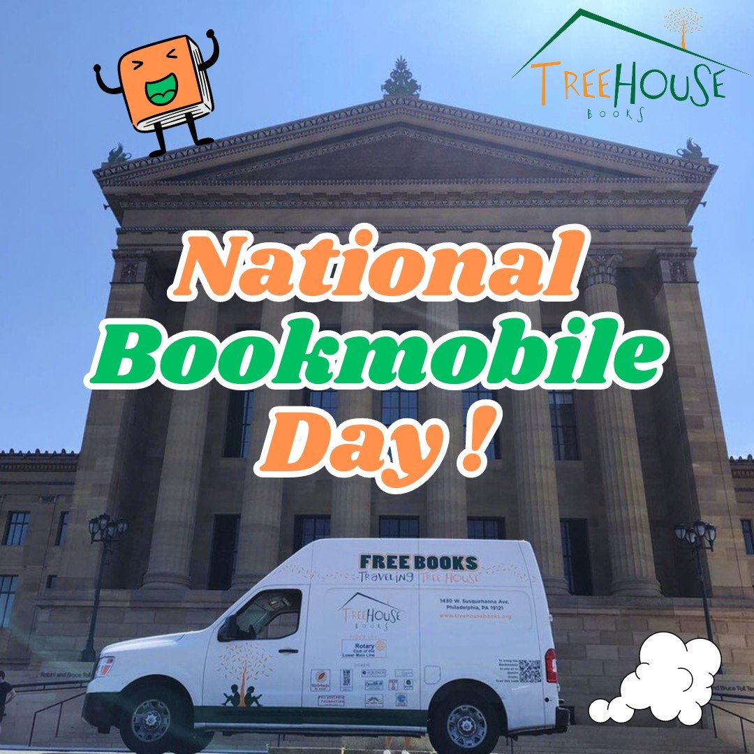 Today is National Bookmobile Day!

Did you know we have a amazing bookmobile called The Traveling Tree House? Click the link in our bio or visit our website to book a visit and have us come to you! 📚📚📚