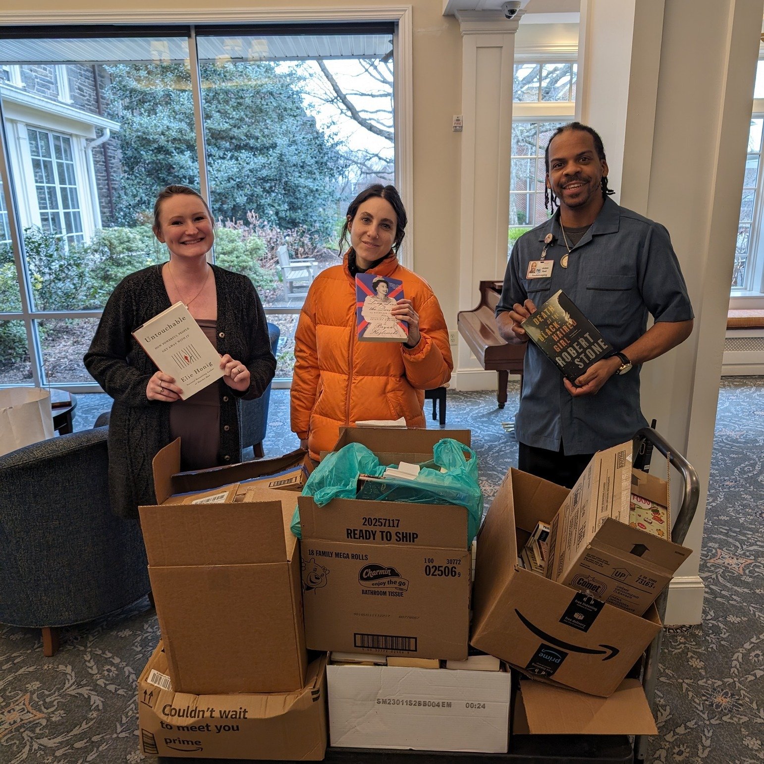 Our third annual book drive at Waverly Heights is off to a great start!

Being able to rely on drives that bring in quality books every year is so important to us. We are so thankful for them and everyone involved!