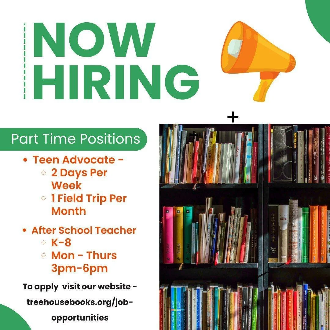 Looking for a meaningful way to make a difference in our community? Tree House Books is looking for passionate, creative, and book-loving folks to join our team! 📚💼

#NowHiring #TreeHouseBooks #PhillyJobs