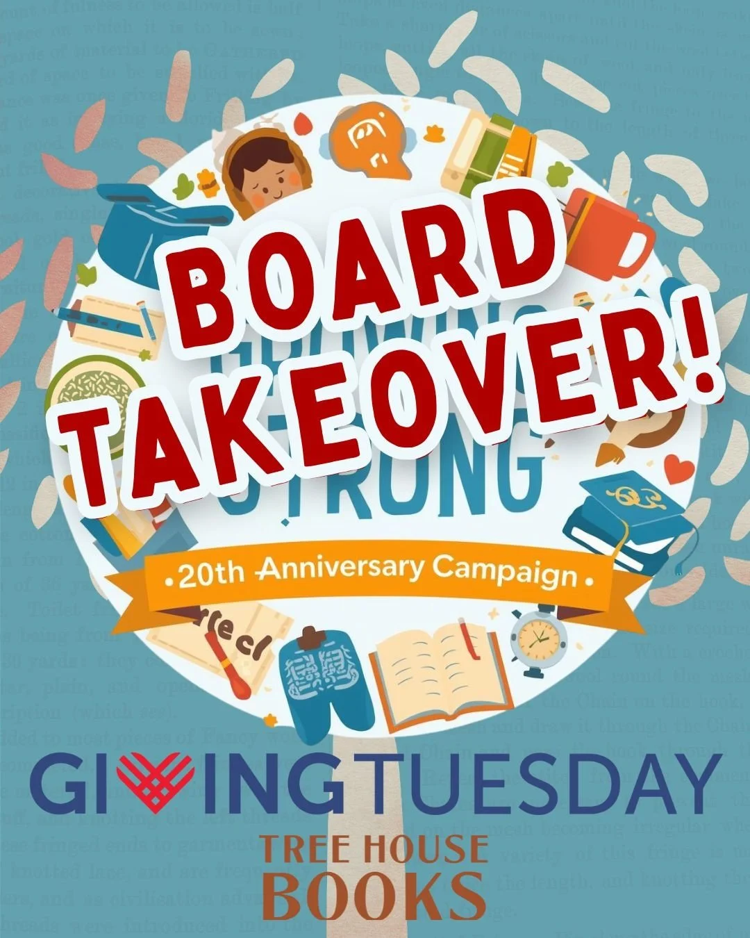 It's Giving Tuesday - and our board is ready to compete. Stay tuned all day as we reveal who's going head-to-head to raise the most for Growing Strong, our 20th Anniversary campaign. First up: coming soon! Links to give in bio or in posts! 🌳 https:/