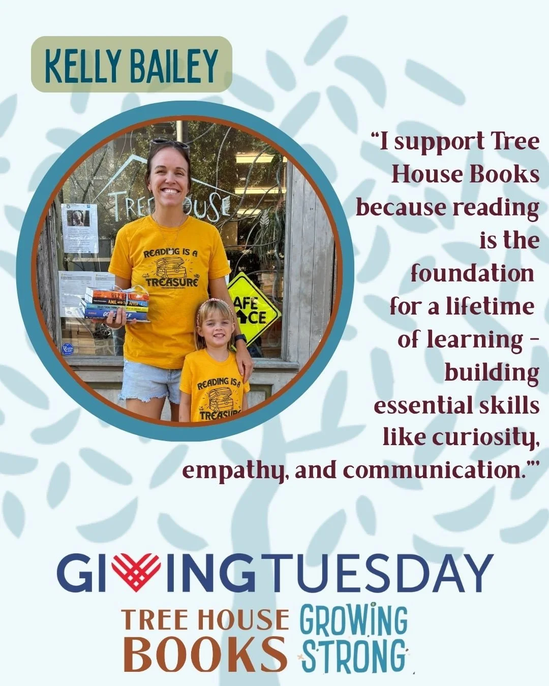 Plot twist: they're all winners. Their leadership has powered Tree House Books to our current 20 years. But only one gets the crown on today's #GivingTuesday. Pick your &quot;fighter&quot;. Links below:

Kelly - https://lght.ly/6754i79

Kimberly - ht