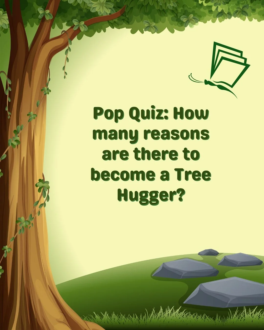 Spoiler alert: Reason #1 has nothing to do with actual trees. Reason #7 involves tote bags. And reason #10 might make you grab a tissue.

If you're on our email list, it's waiting for you. If you're not... well, here's the link anyway: [treehousebook