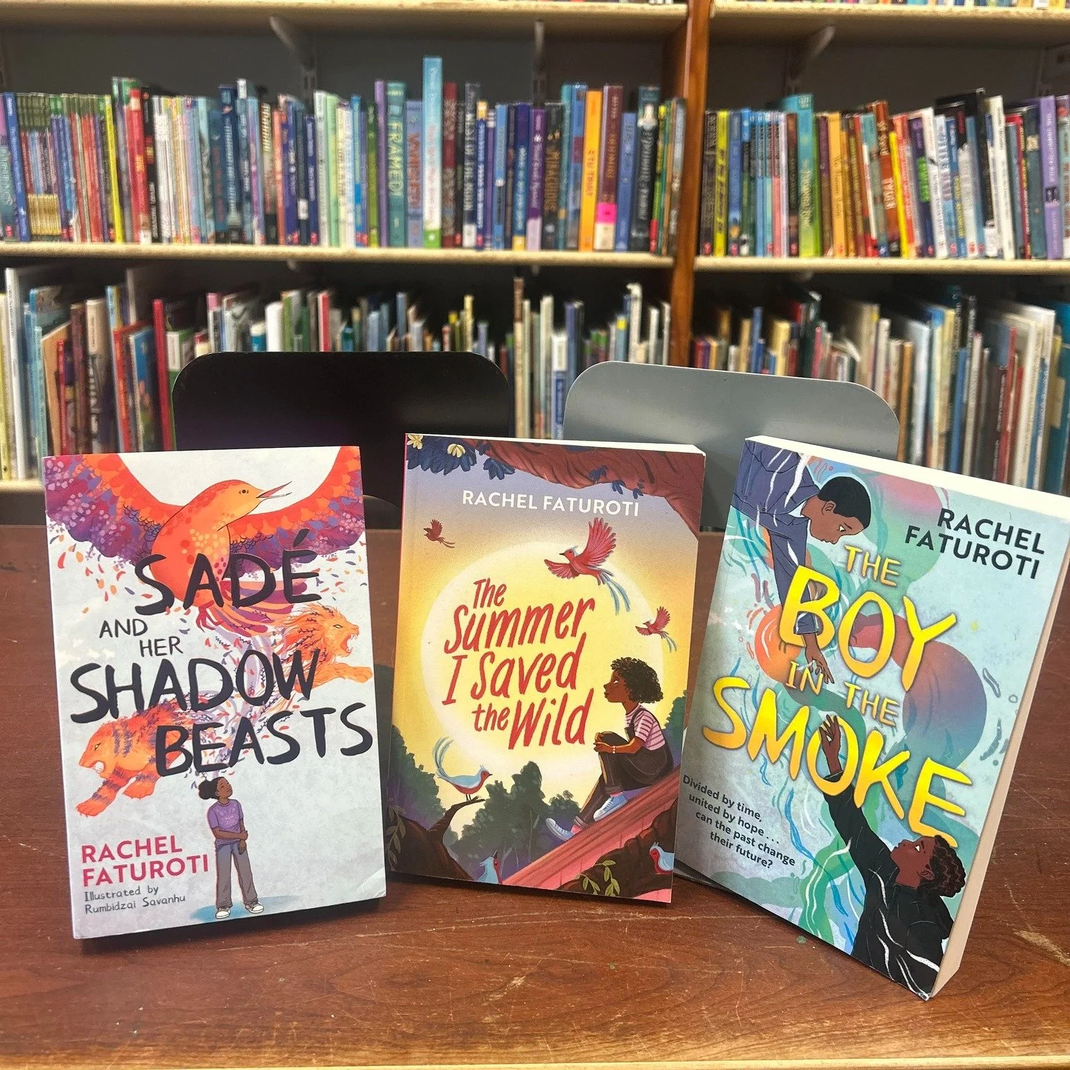 Author Rachel Faturoti sent us some of her awesome middle grade novels all the way from England! Thank you so much Rachel!

#givinglibrary #treehousebooks