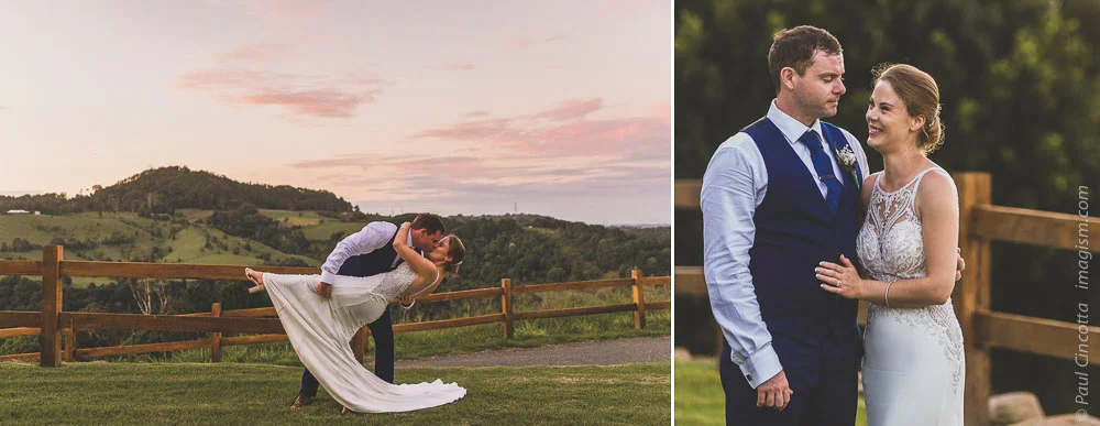 The Wedding Celebration of Craig & Sam by Wedding Photographer Paul Cincotta at Summergrove estate Carool NSW Australia