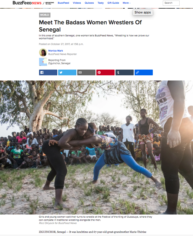  https://www.buzzfeed.com/monicamark/meet-the-badass-women-wrestlers-of-senegal?utm_term=.ycvlV4mQ0#.jnOkWeQw9 