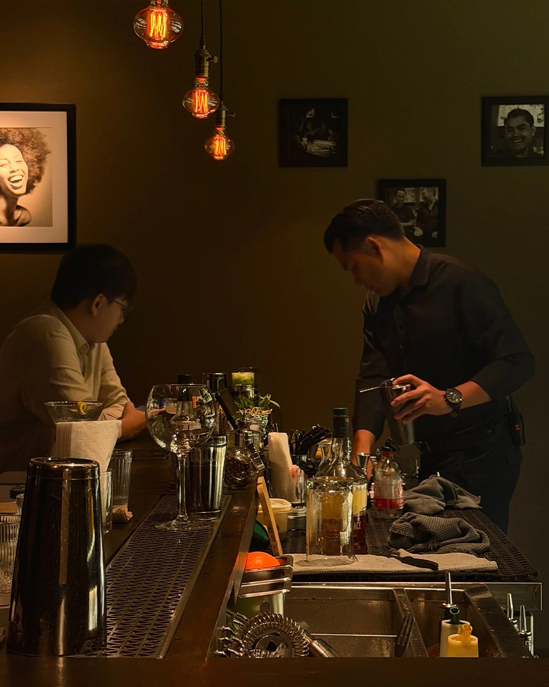 This is where it all begins. 🖤
 Meet us at the bar.
The drinks are ready. All that's missing is you.

Come pull up a seat - reserve via link in bio.