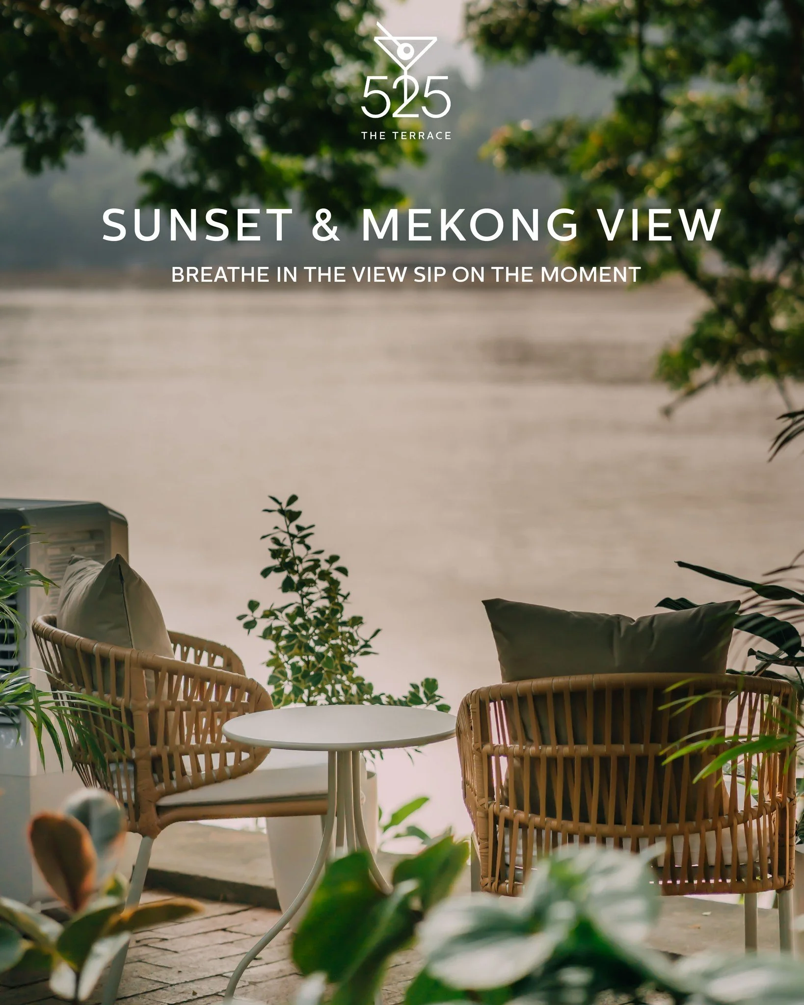 ✨ We&rsquo;re back on the 24th! ✨

When the Mekong glows and the sky turns gold, there&rsquo;s only one thing missing&mdash;your glass.🍸

#luangprabang #asia #mekongriver #local #love #friends #525theterrace #525vibes