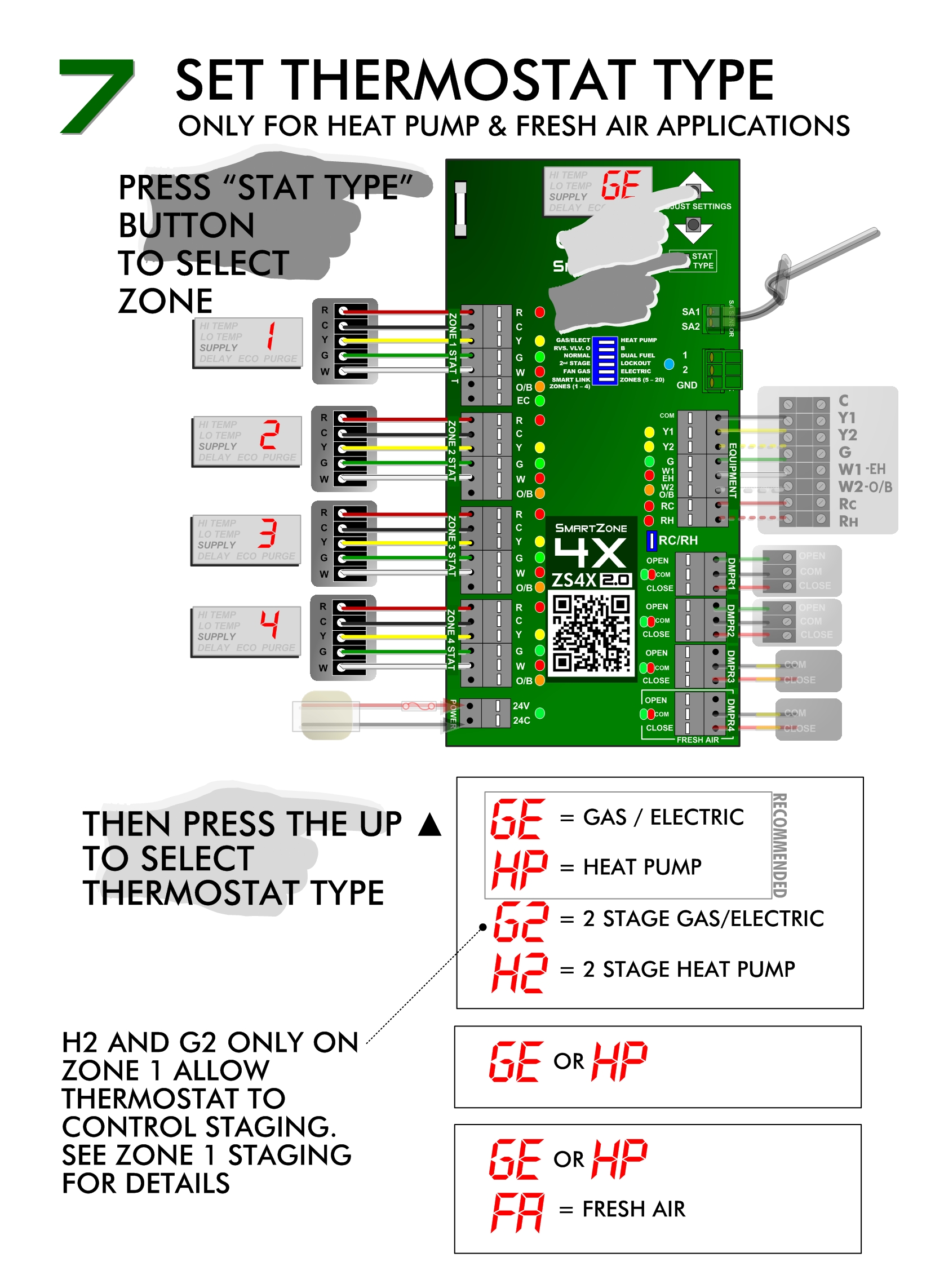 SmartZone Install - Thermostat Settings