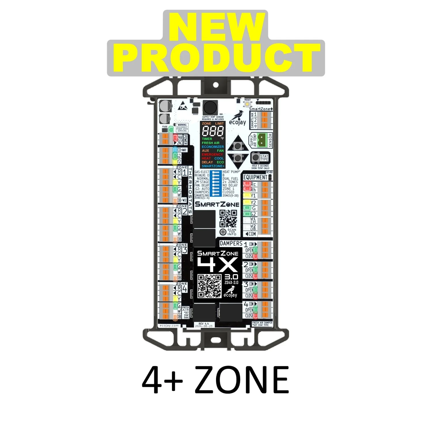 Control4 Temperature Sensor Module Control4 Zone Amplifier Home Assistant PC SmartZone-4X : 4 Zone HVAC ...