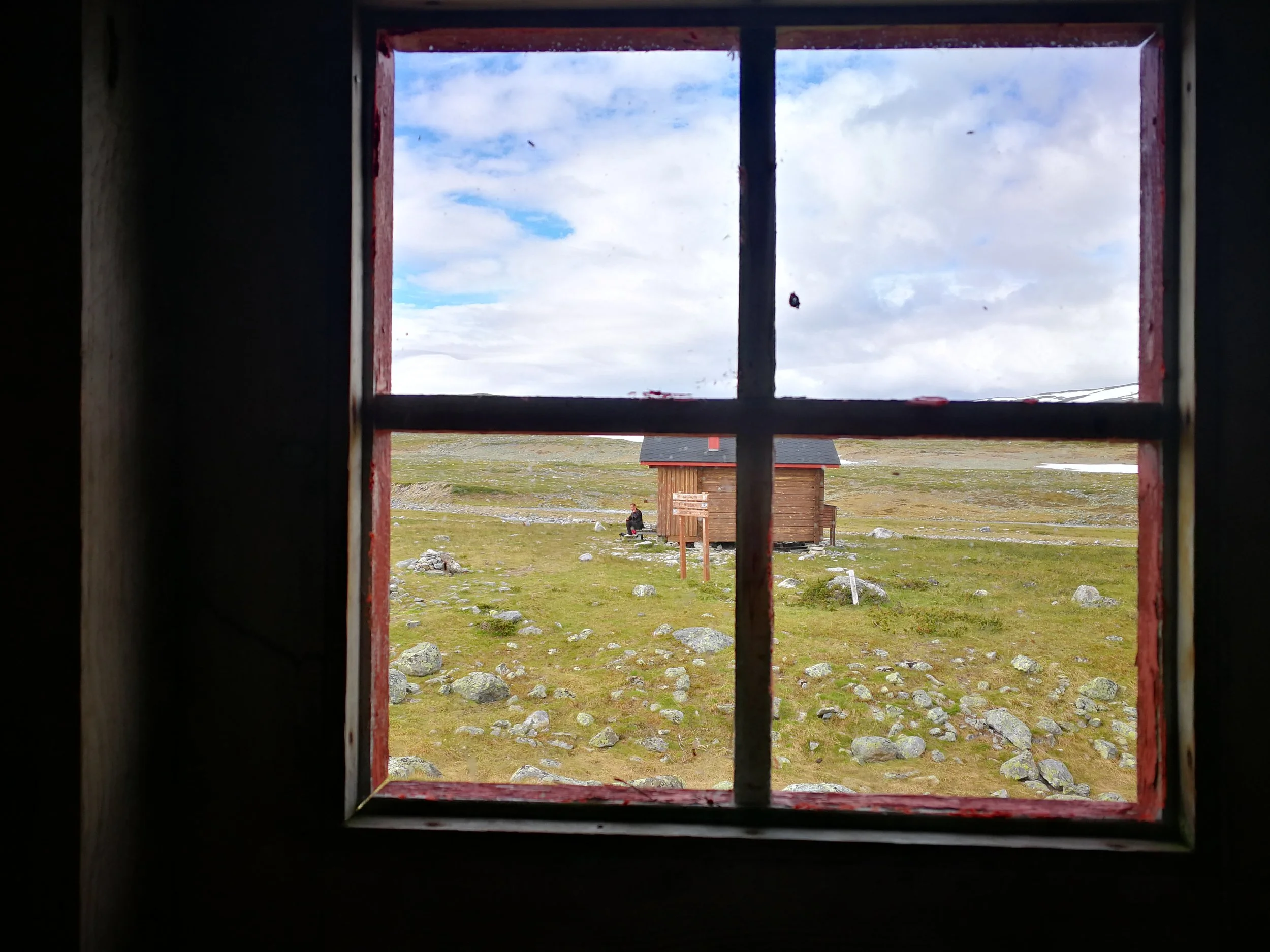 Outside toilet-view