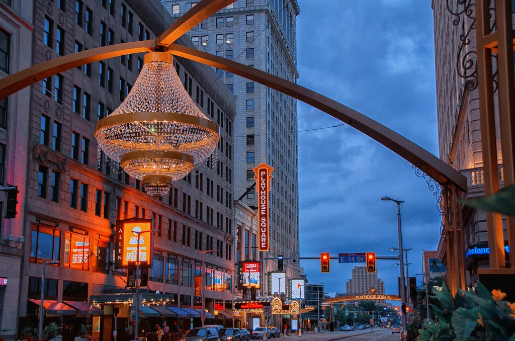 Playhouse Square chandelier
