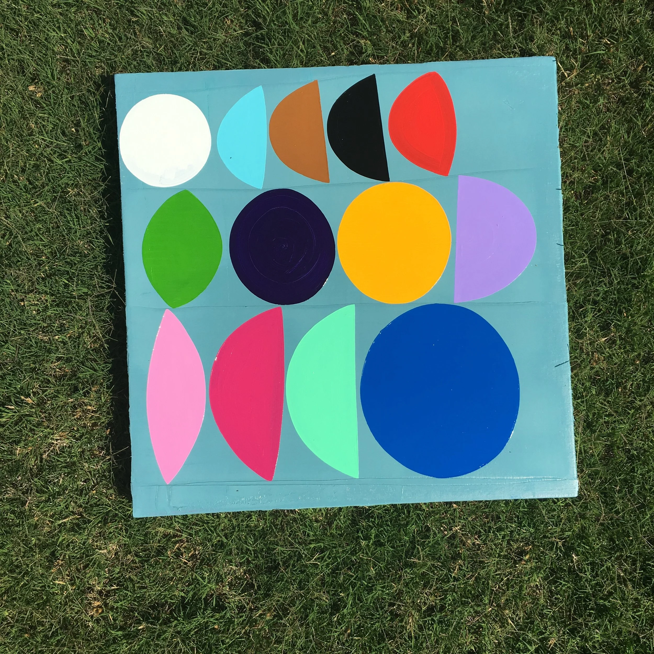   Beautiful Spring   2016, oil on canvas, 30" x 30" 