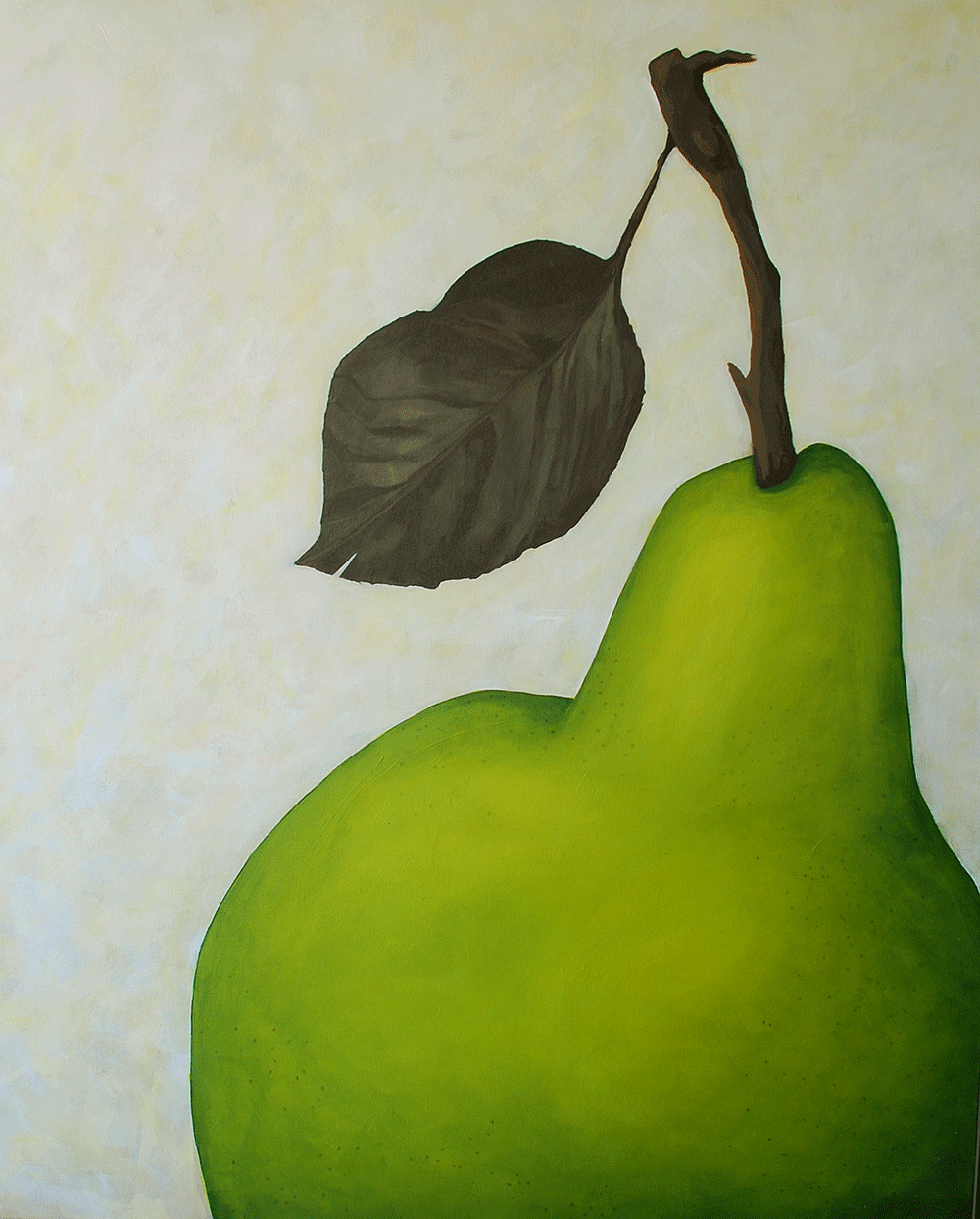  Pear Leaf Acrylic on canvas 