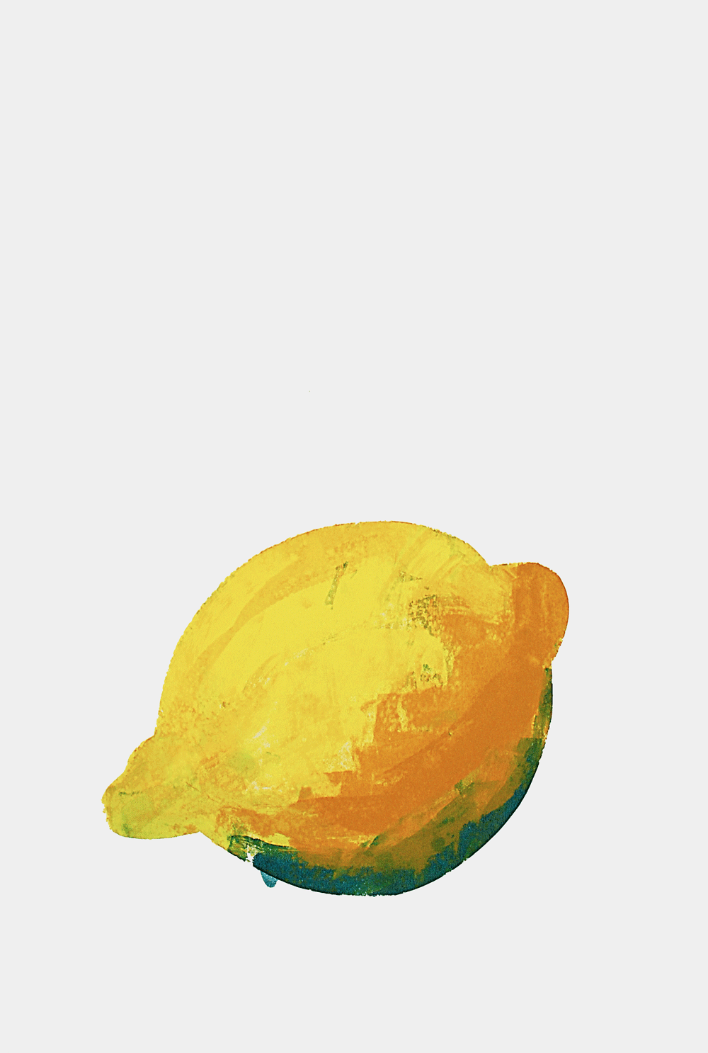  Lemon Fizz Monoprint | 330 x 495mm 