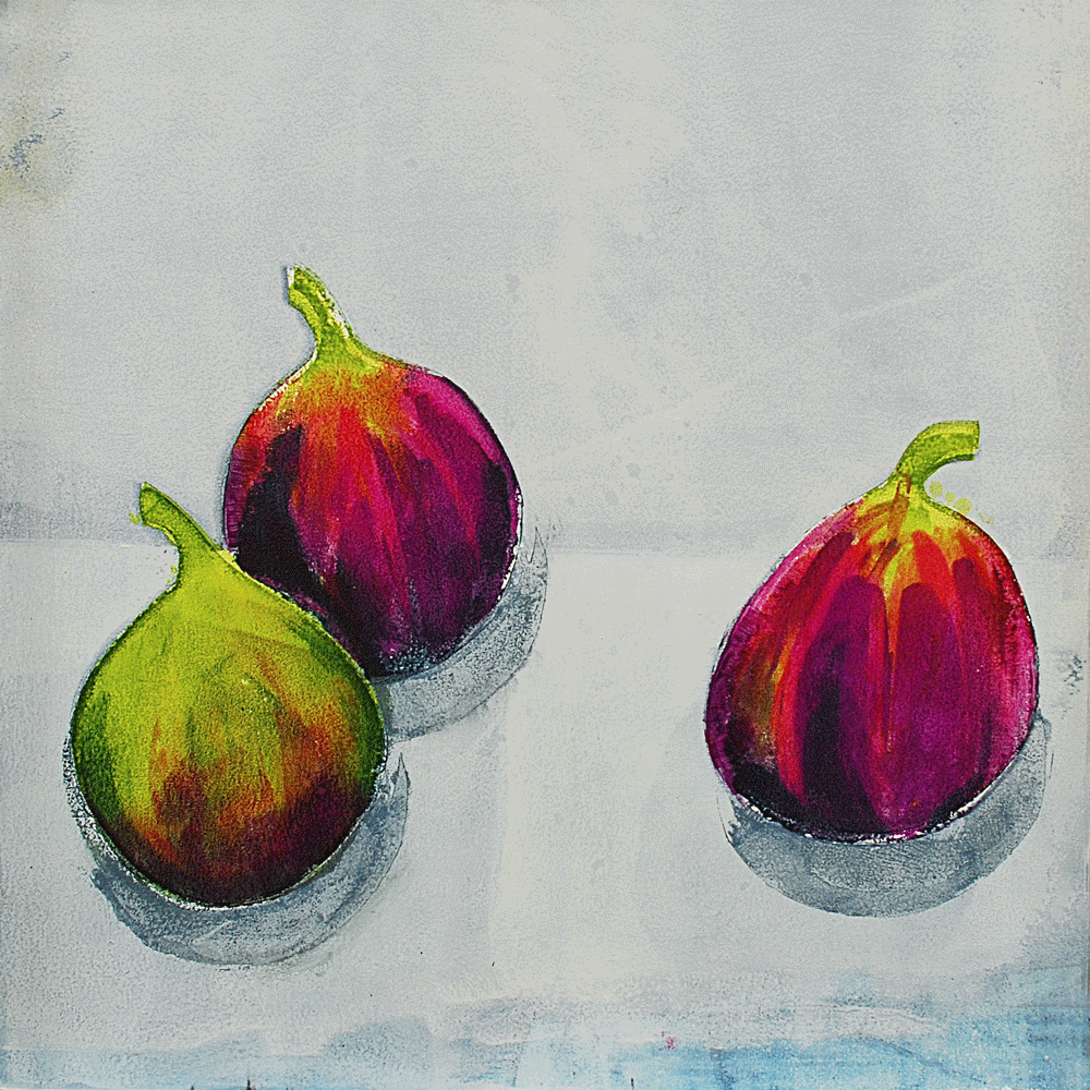  Three Figs Monoprint | 305 x 305mm 