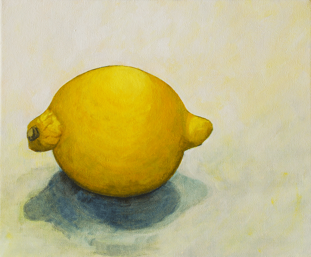  'Mulli' Lemon Acrylic on canvas | 290 x 210mm 