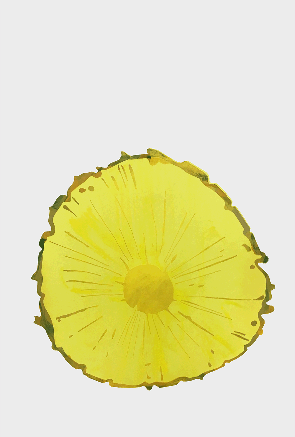  Pineapple Monoprint 