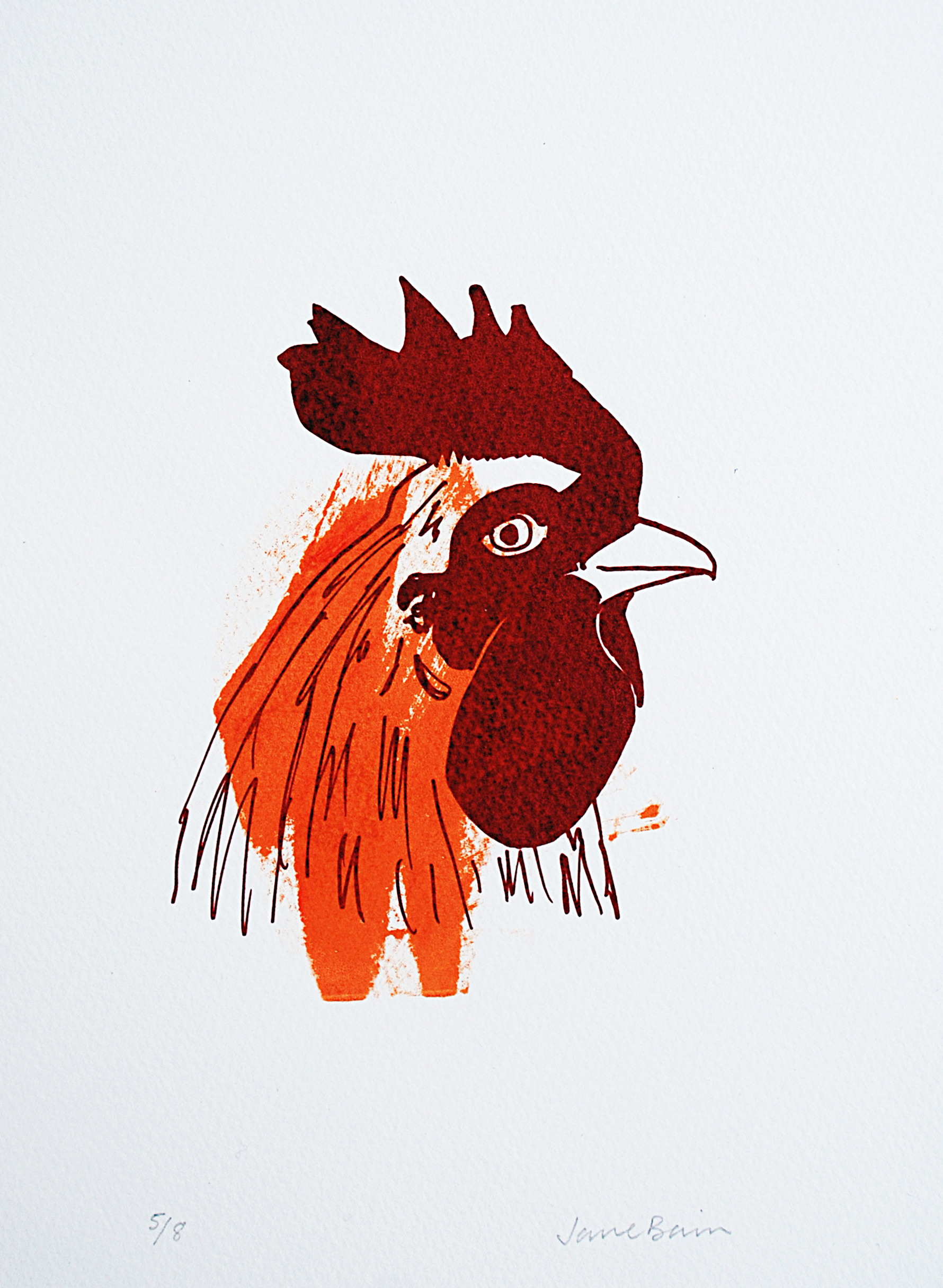 Jane_Bain_Cockerel_silkscreen print_©2017.jpg