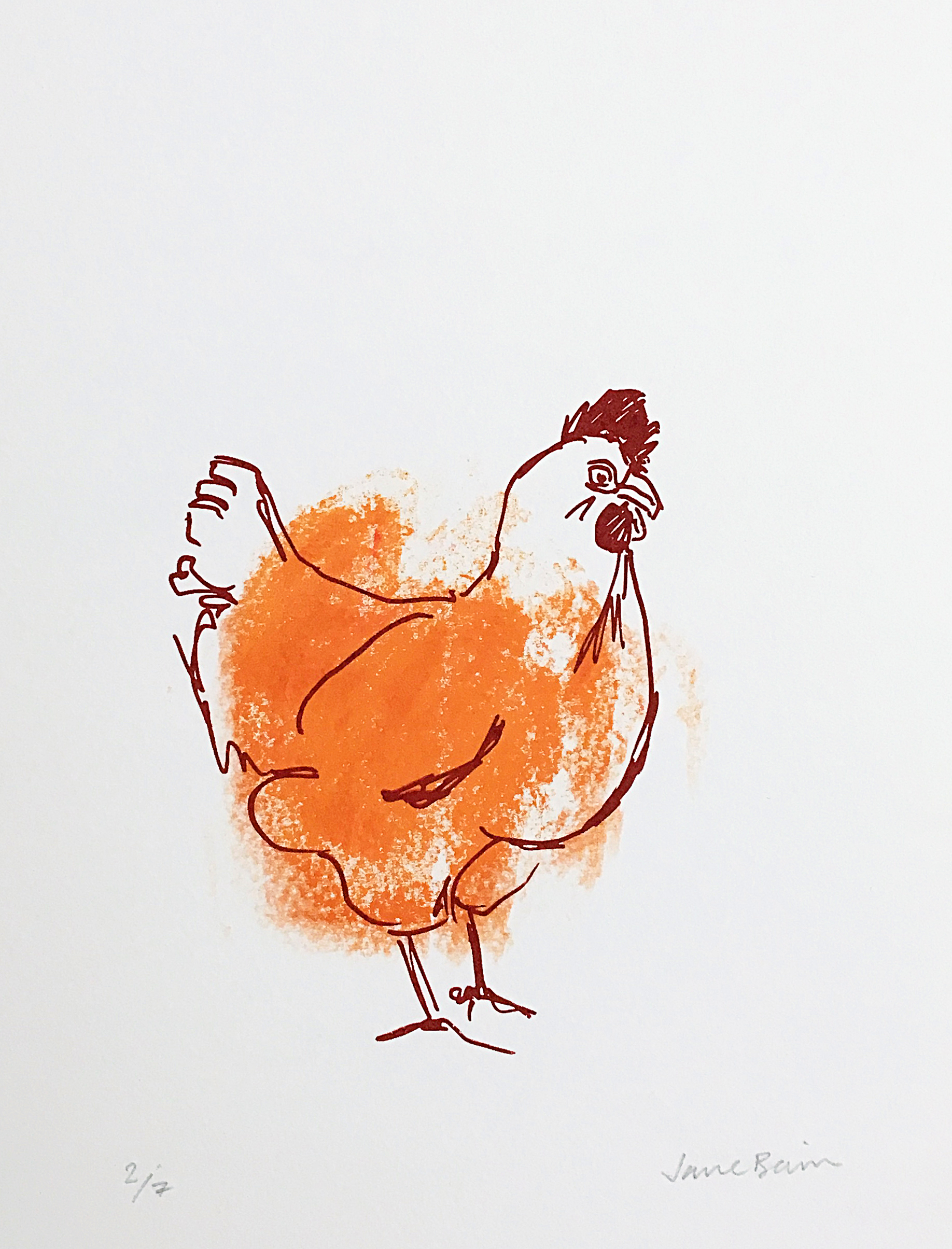 Jane_Bain_Hen_silkscreen print_©2017.jpg