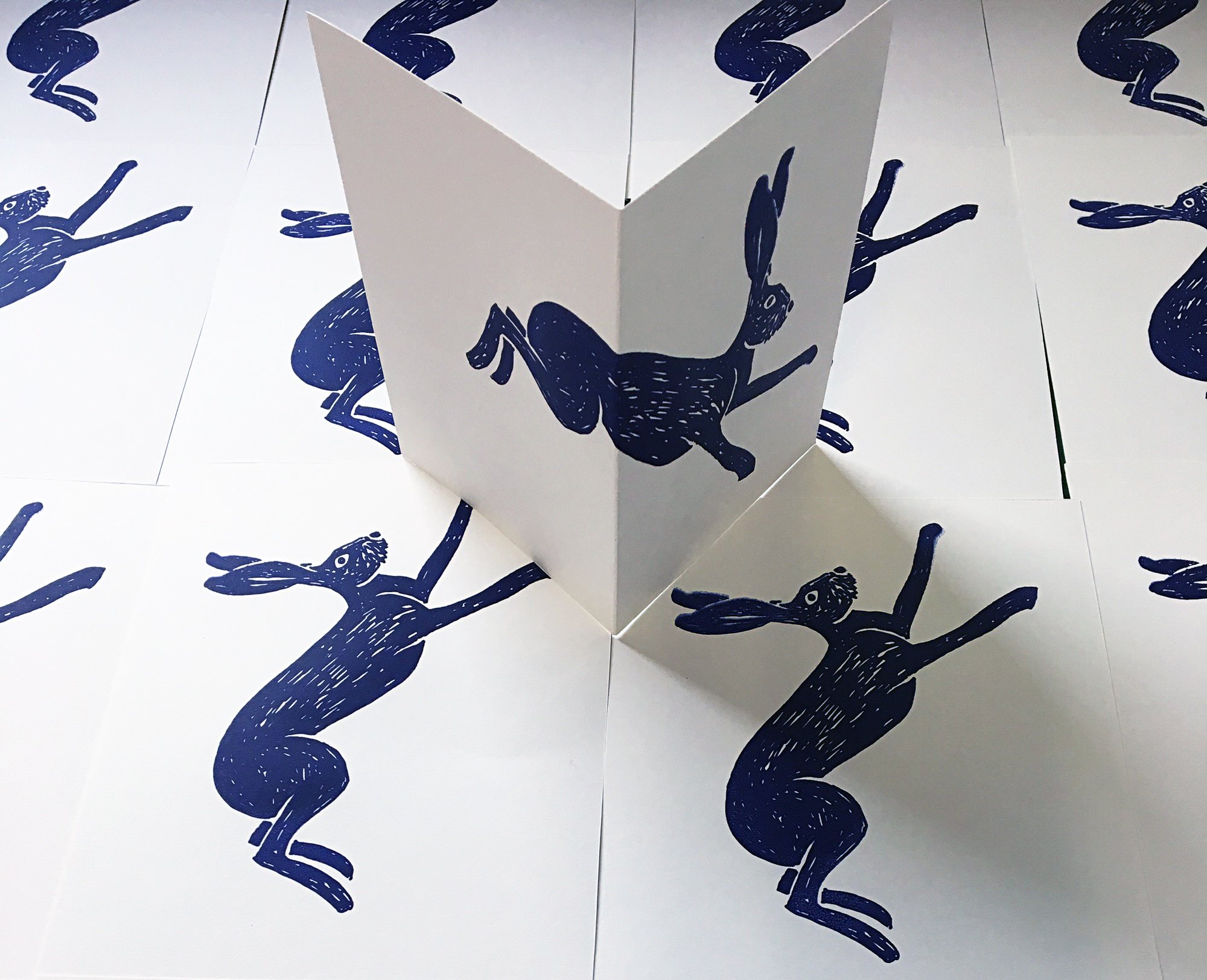 Jane Bain_Hare card_silkscreen print.jpg