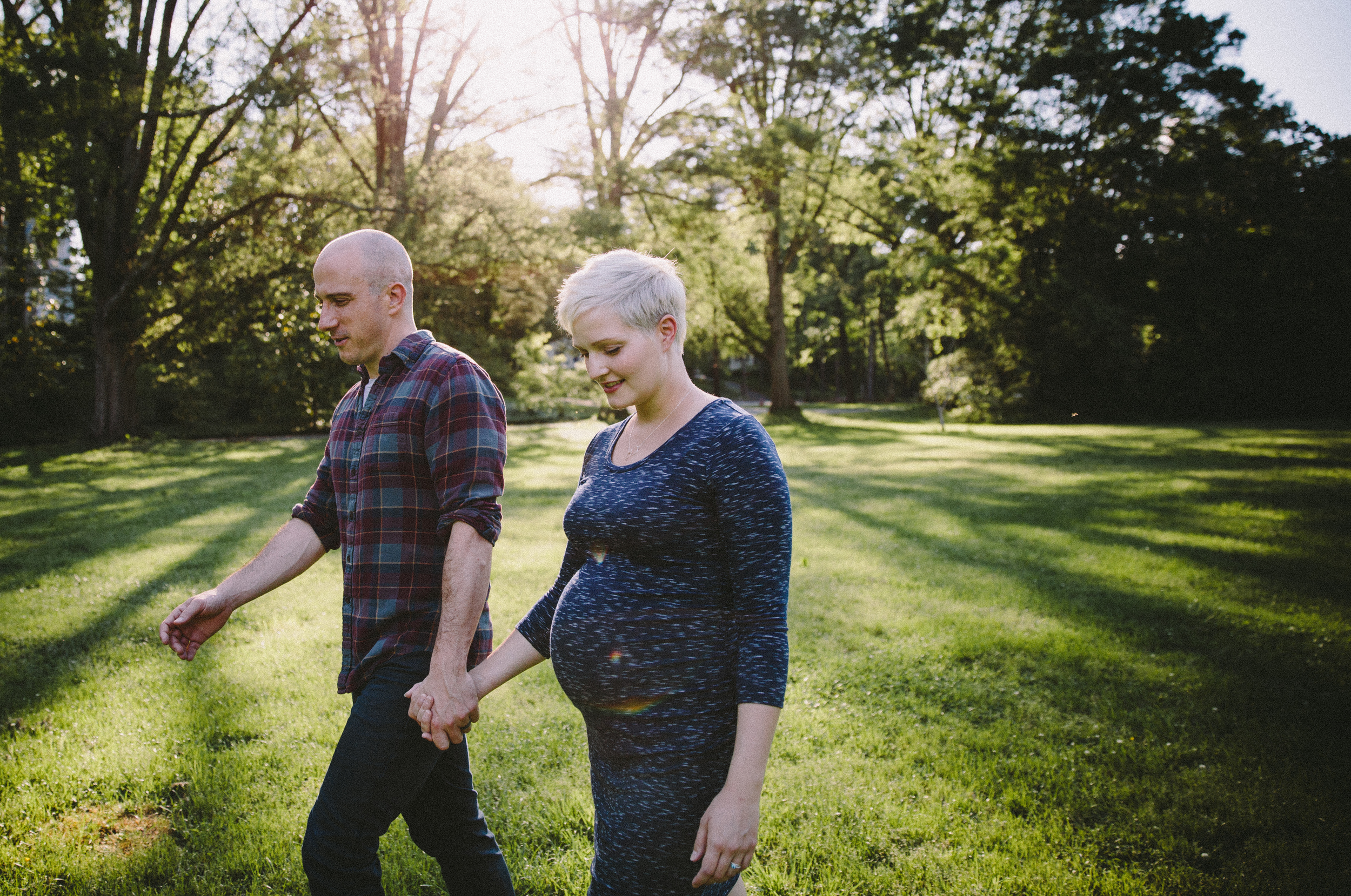 Jayna + Louis: maternity session in Forest Hills Park | Durham, NC | Merritt Chesson Photography