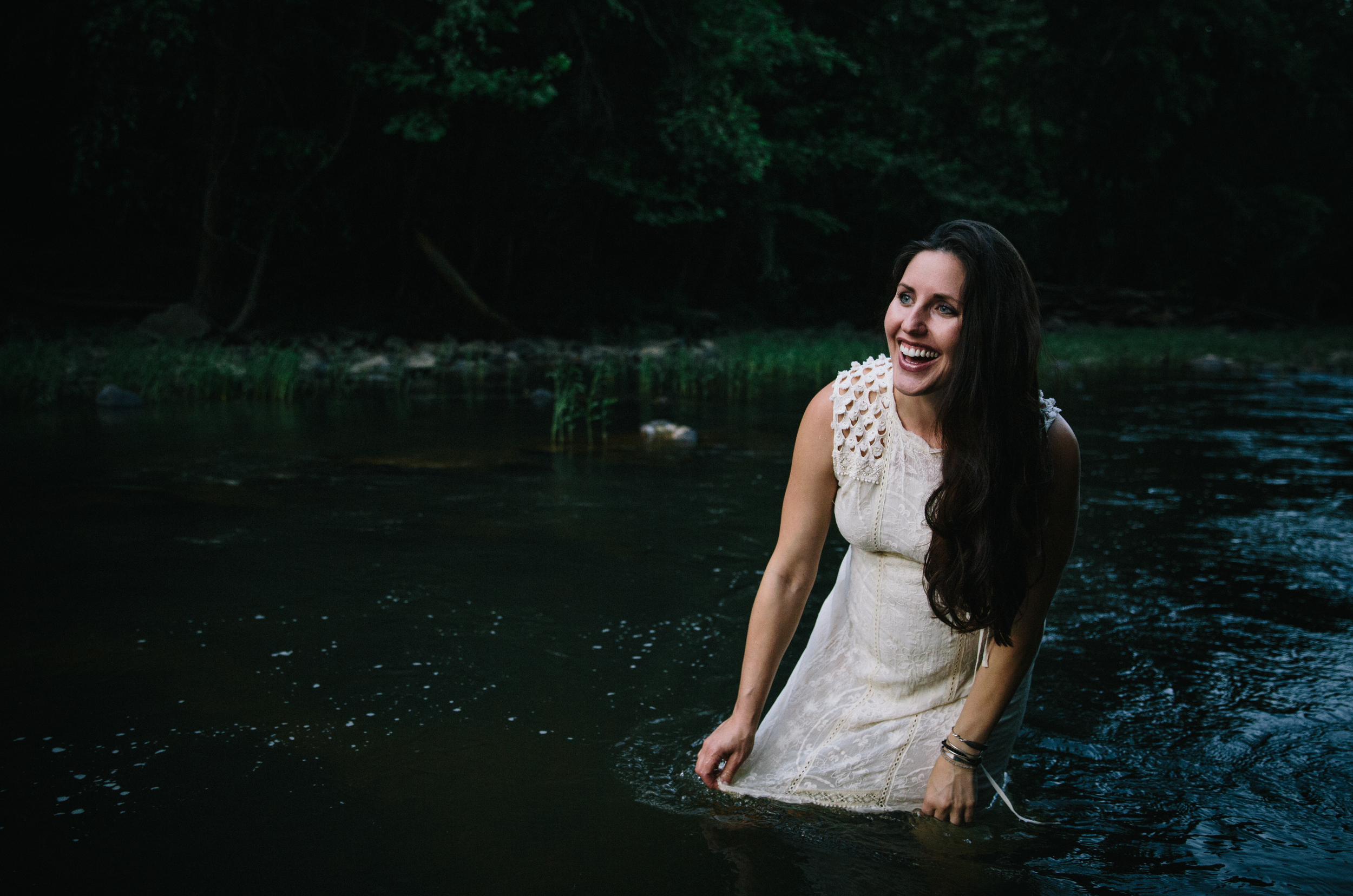 Katrina: maternity session | Eno River in Durham, NC | Merritt Chesson Photography