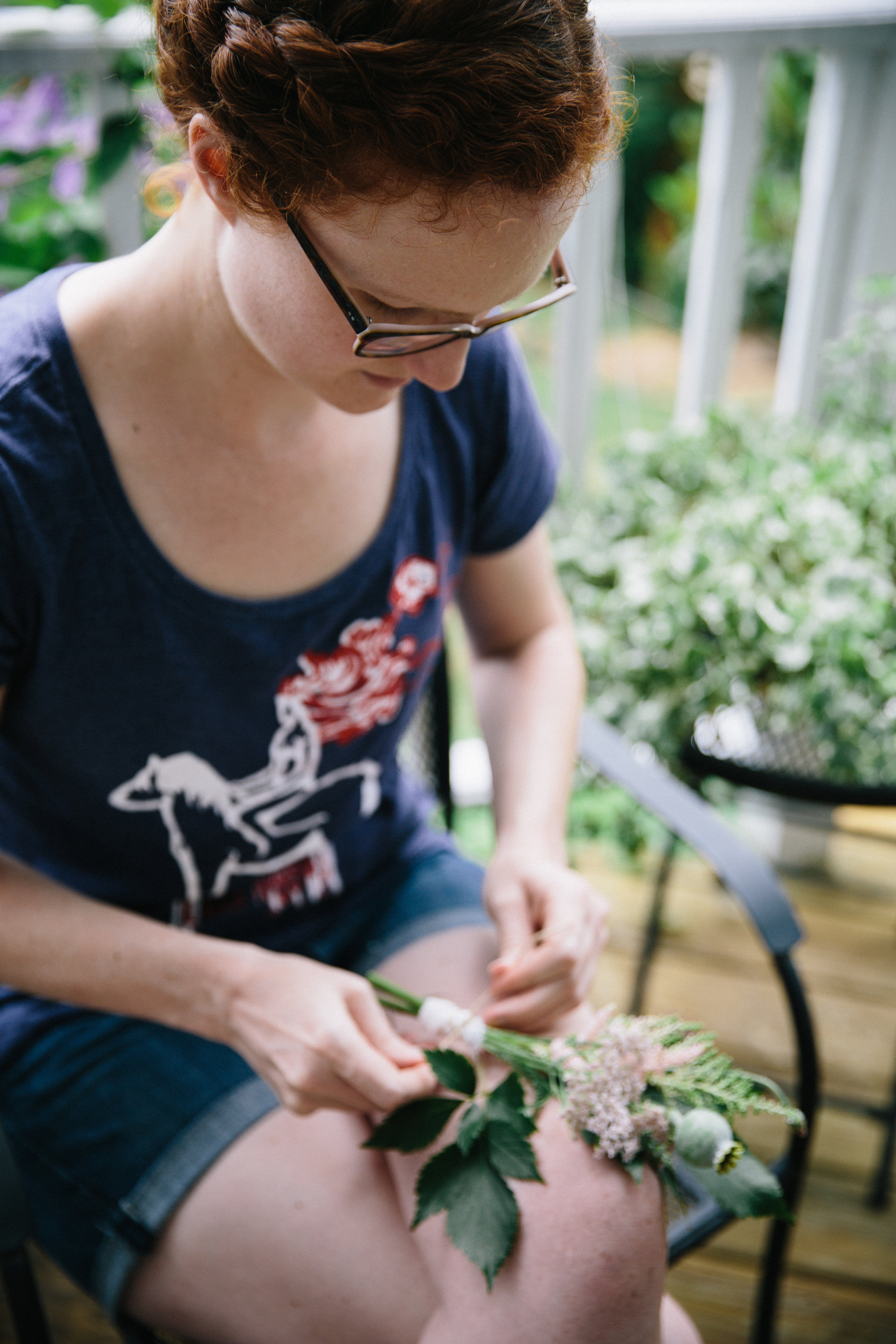 DIY Wedding Flowers | Asheville, NC | wedding photographer | Merritt Chesson Photography