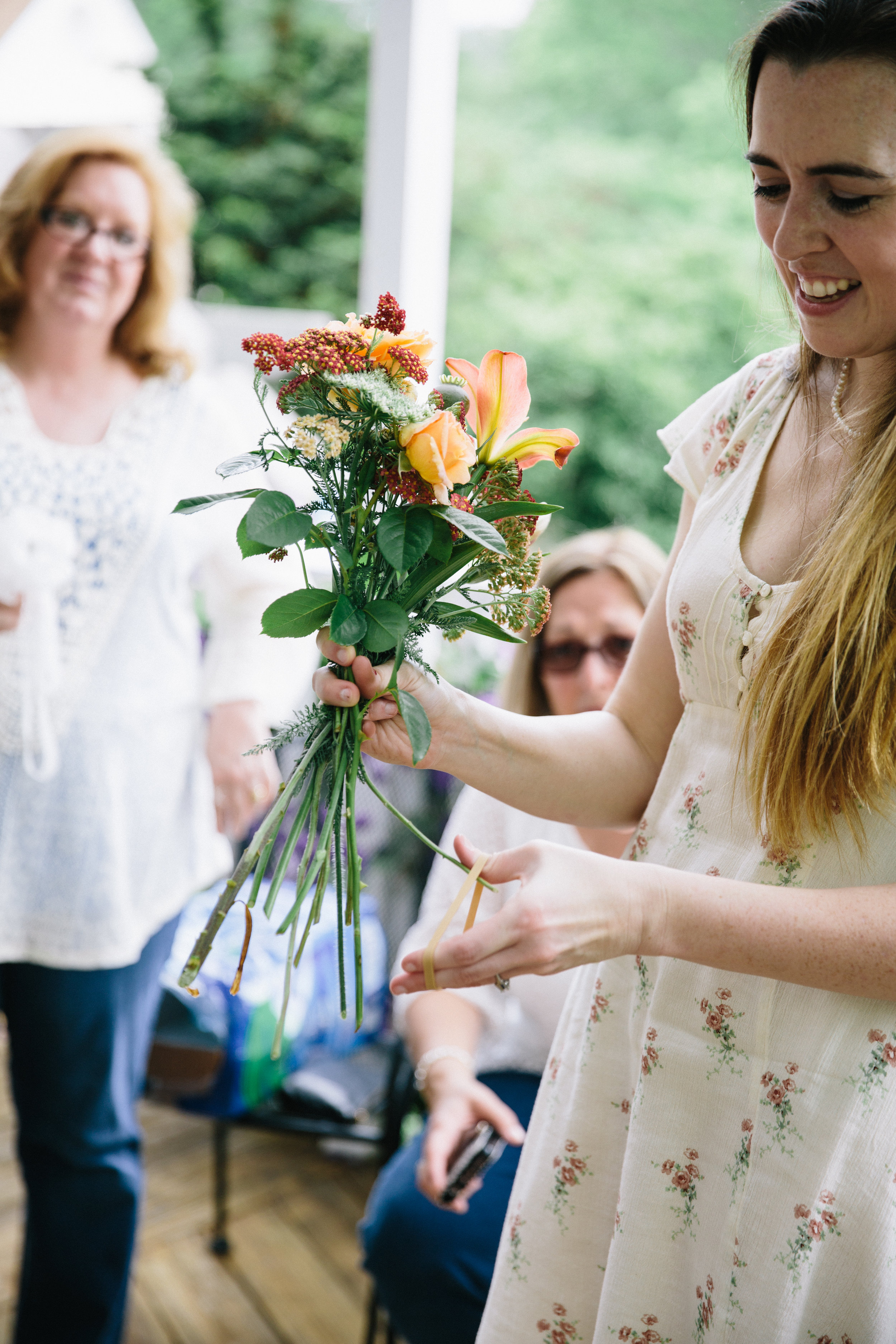 DIY Wedding Flowers | Asheville, NC | wedding photographer | Merritt Chesson Photography