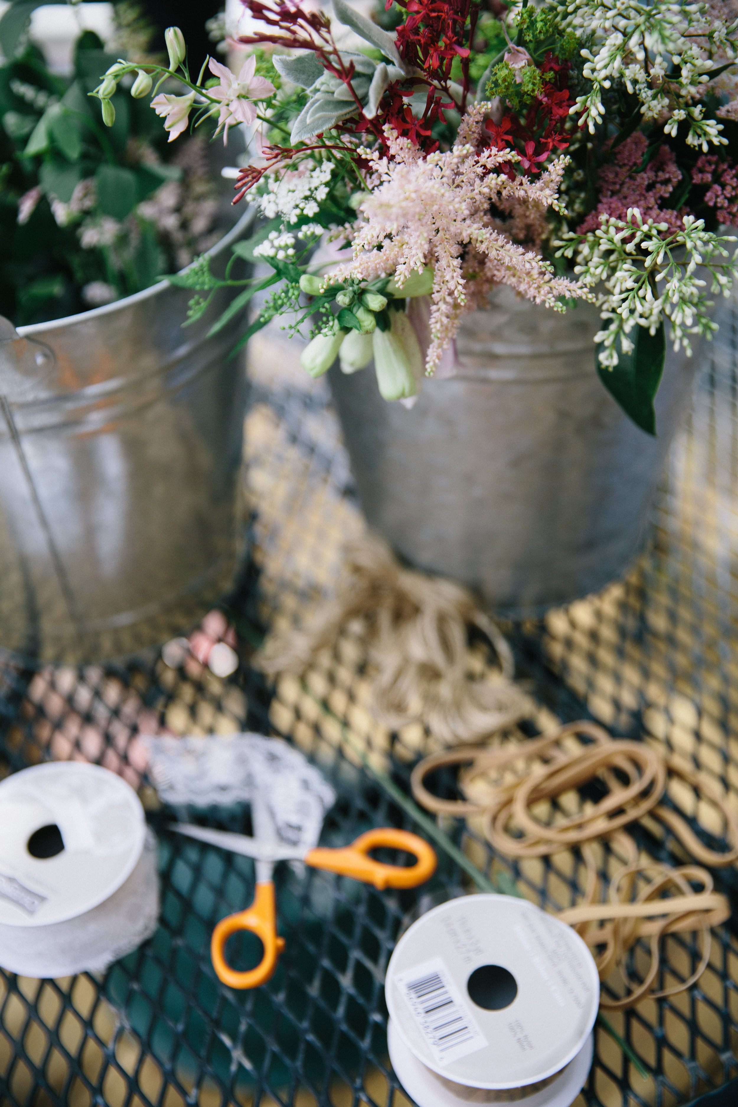 DIY Wedding Flowers | Asheville, NC | wedding photographer | Merritt Chesson Photography