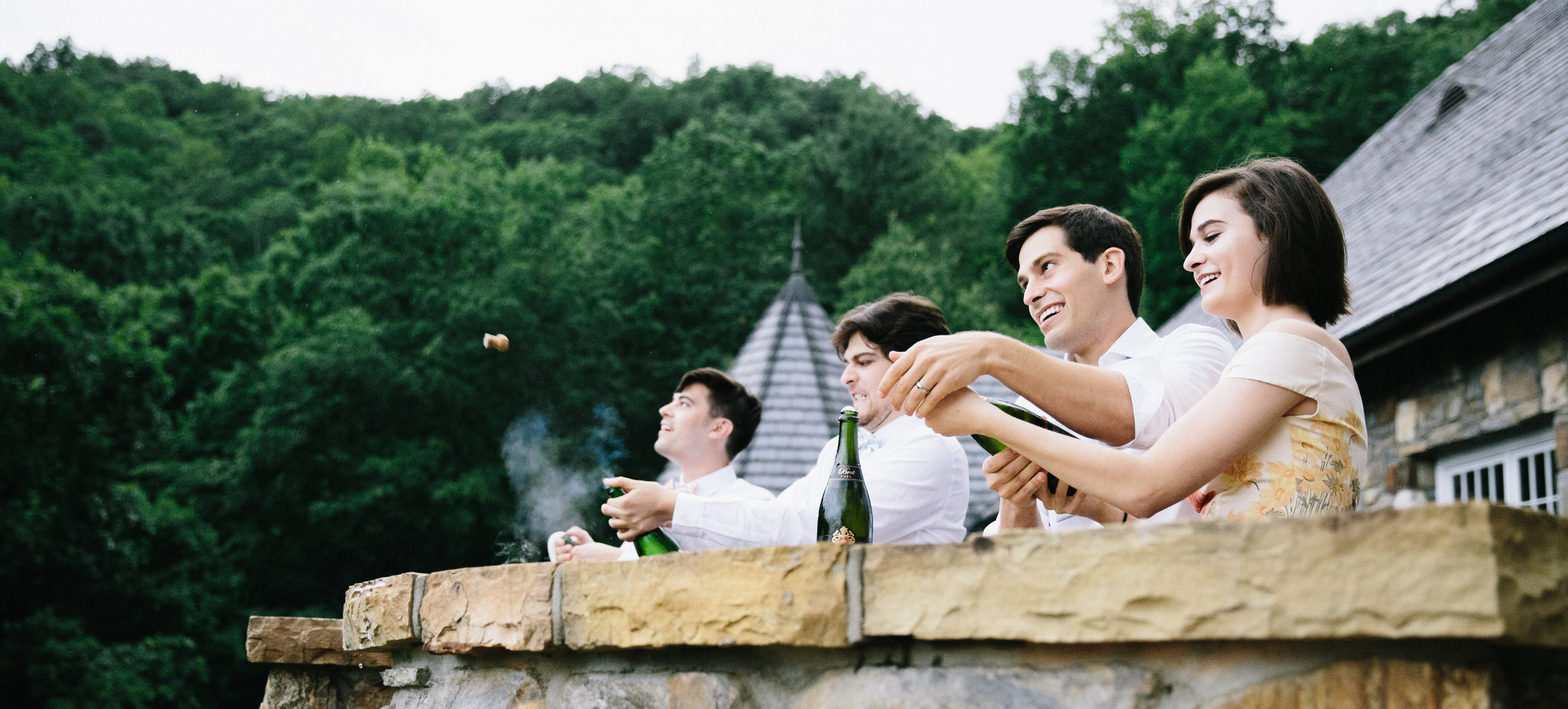 Intimate Mountain Wedding | Castle Ladyhawke, NC | wedding photographer | Merritt Chesson Photography