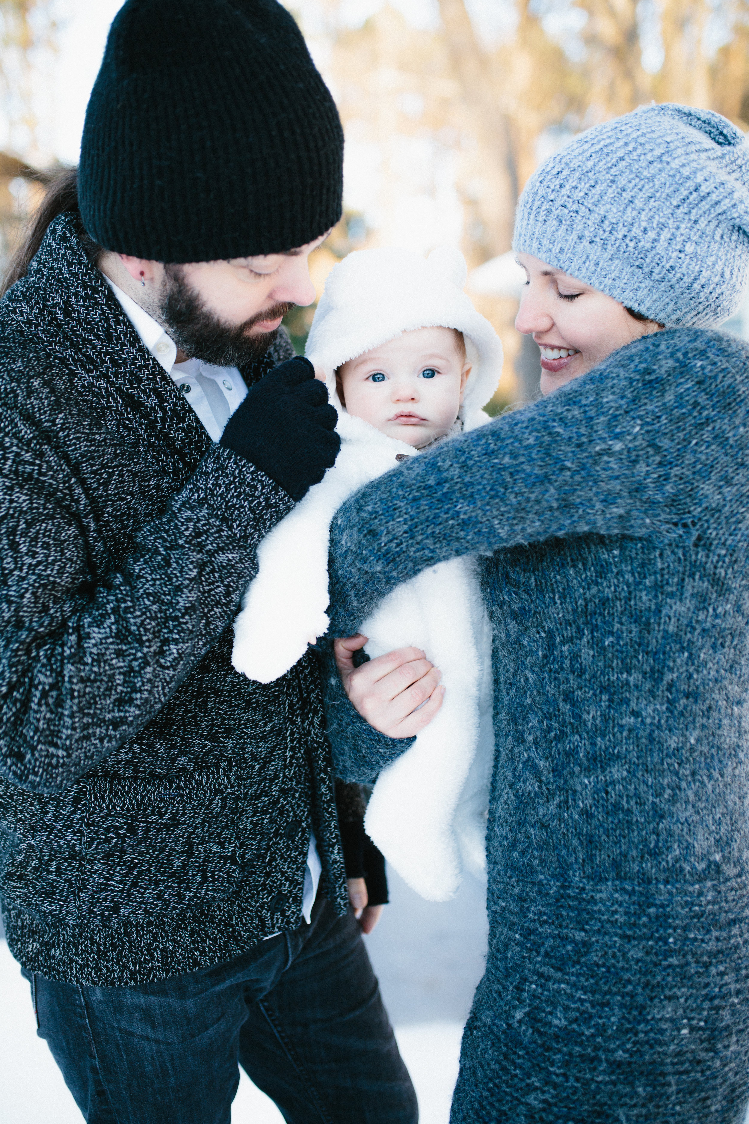Søren's First Snow | baby photographer, family photographer | Durham, NC | Merritt Chesson Photography
