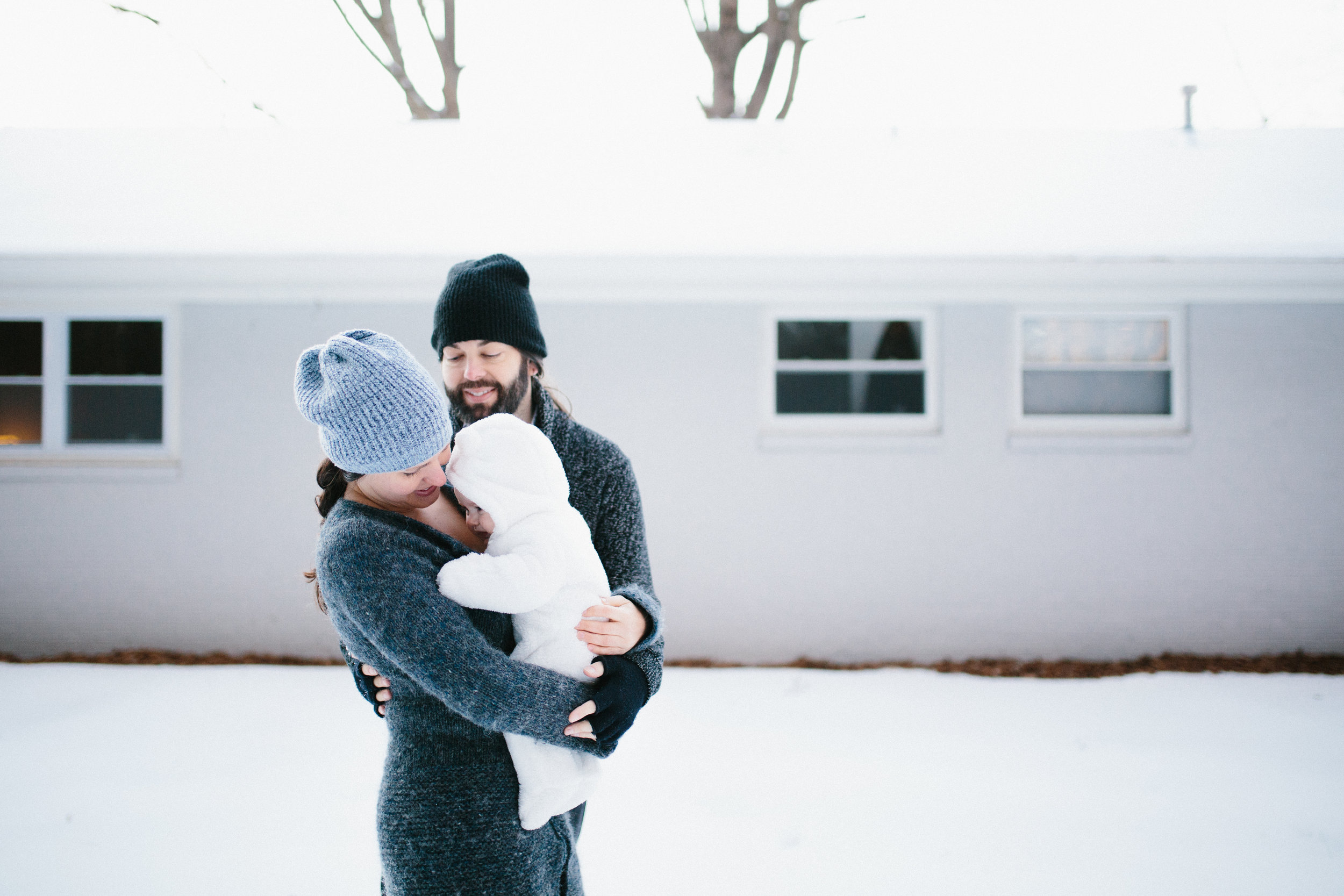 Søren's First Snow | baby photographer, family photographer | Durham, NC | Merritt Chesson Photography