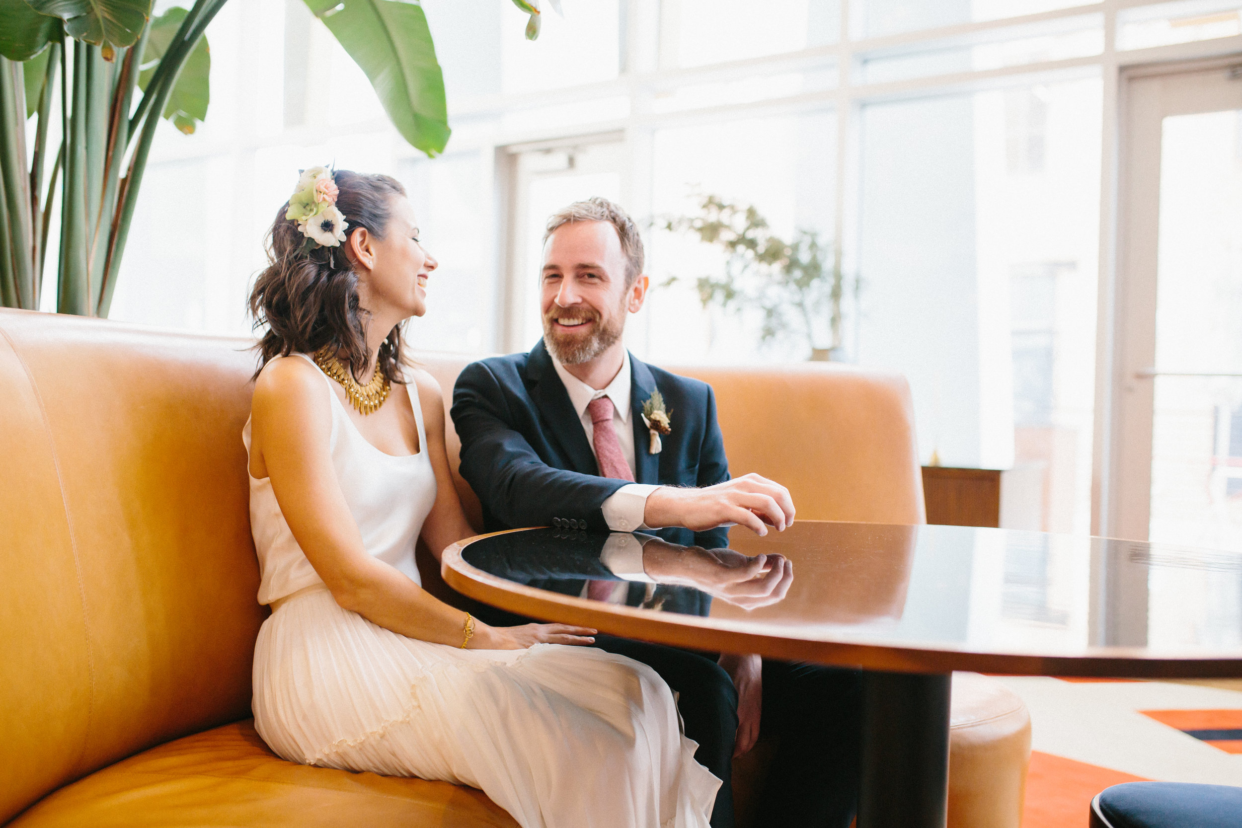 Claire + Bryan's Intimate Rooftop Wedding at The Durham | Durham, NC | wedding photographer | Merritt Chesson Photography