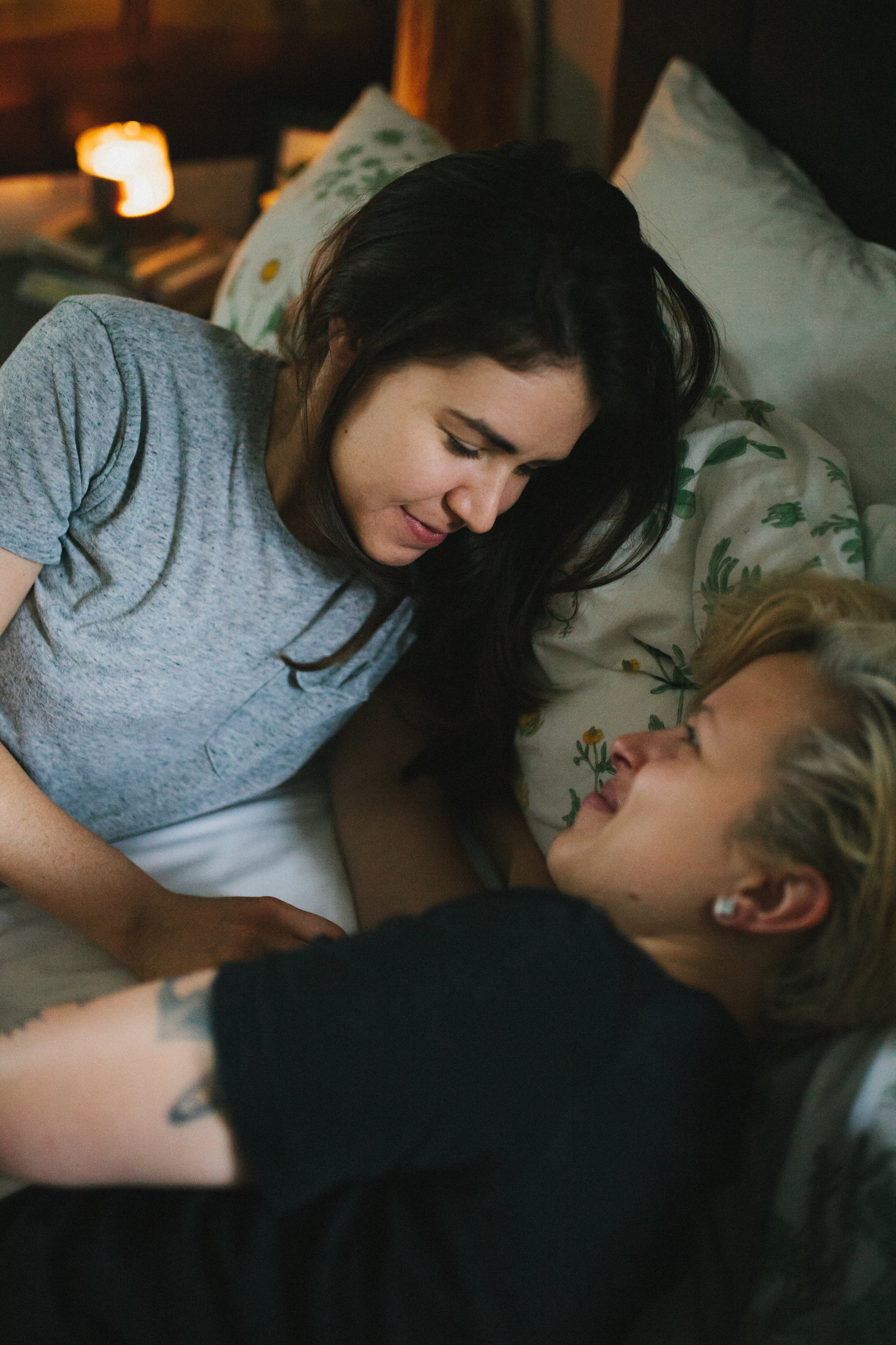 Chelsea + Rachel | bedroom session | engagement photographer | Charlotte, NC photographer | Durham, NC photographer | Merritt Chesson Photography