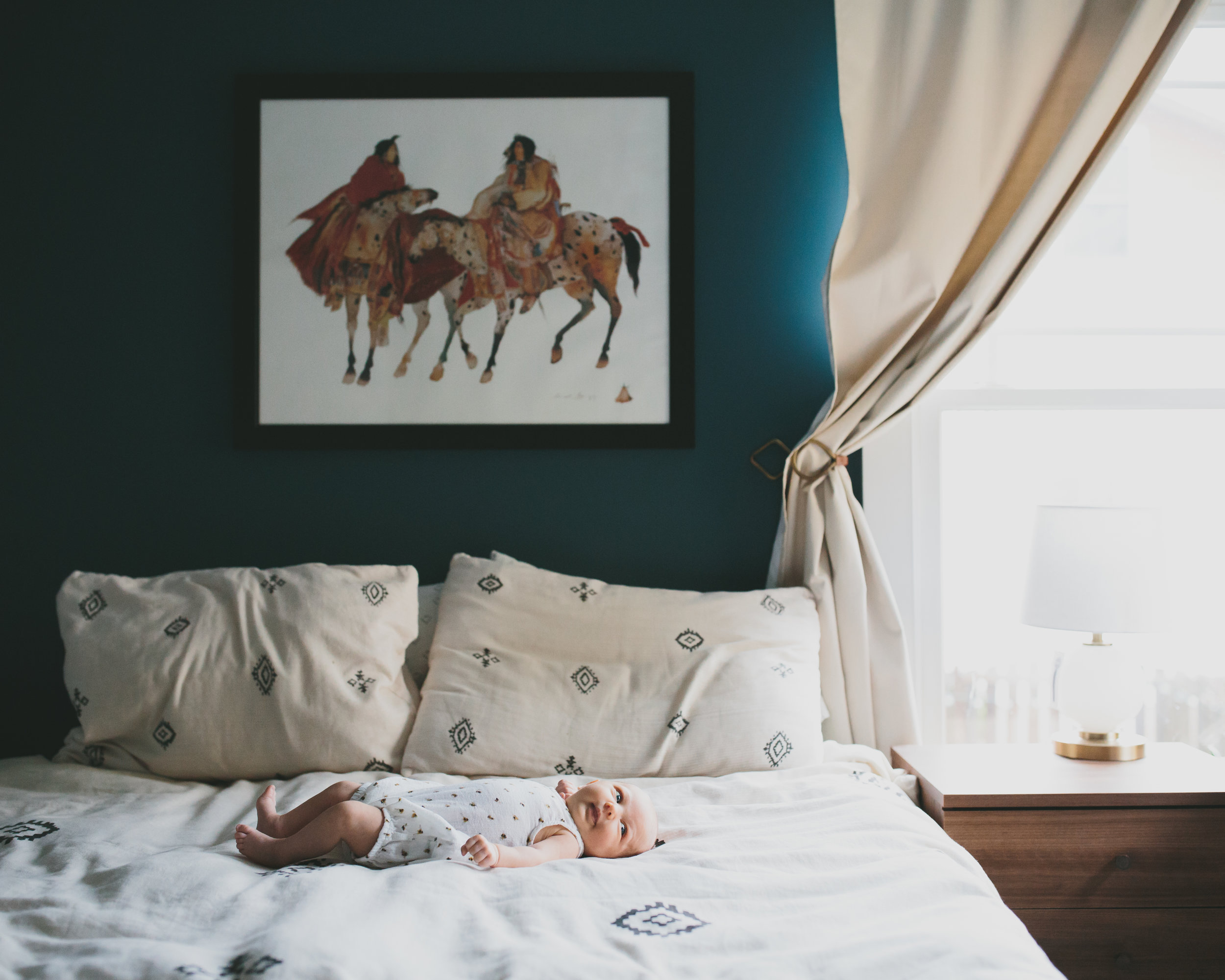 midcentury modern home decor | newborn photographer | Durham, NC | Merritt Chesson Photography