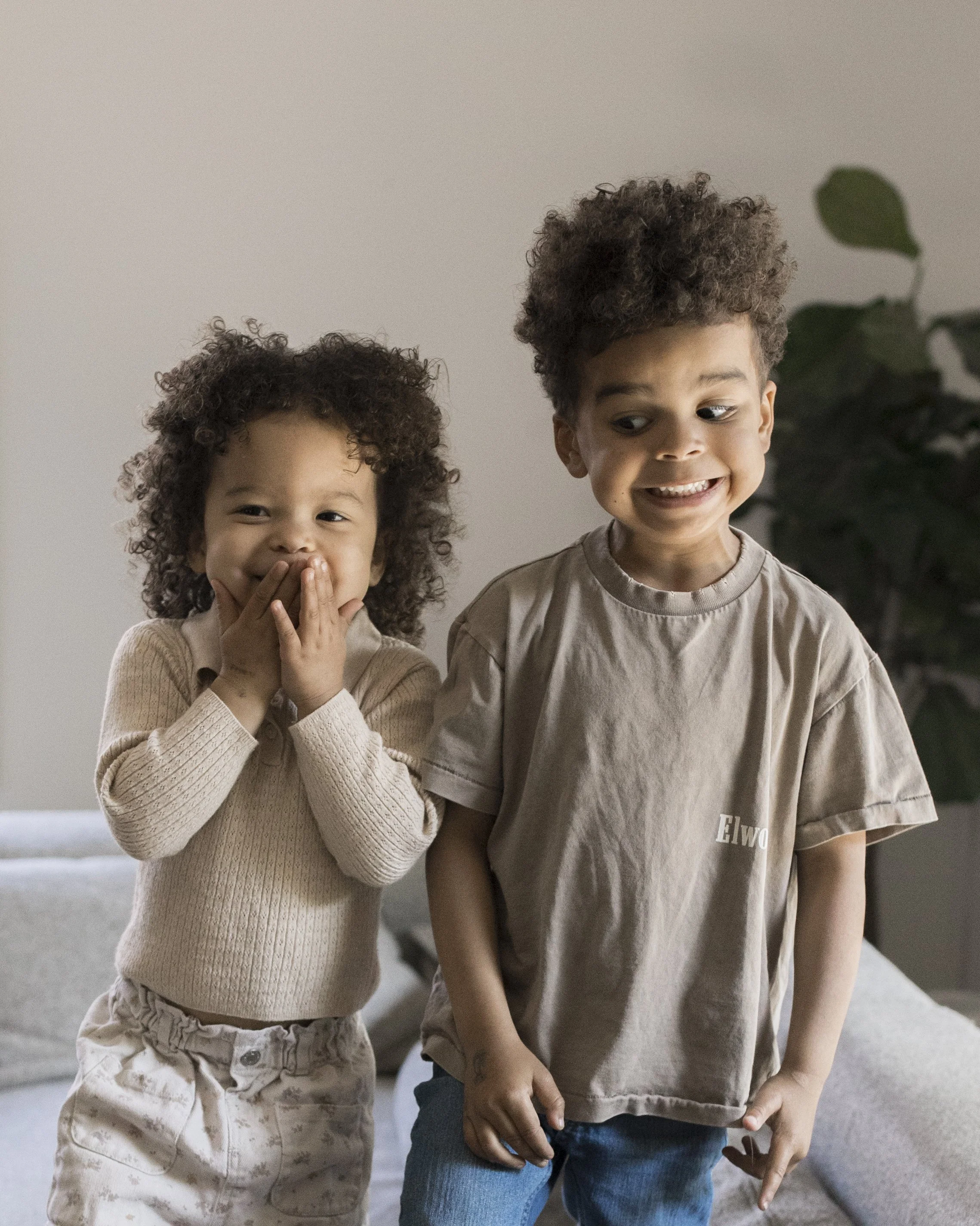 Family Session in the Home of Blaire + Nikki in Durham, NC