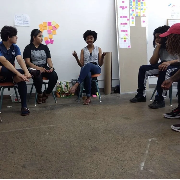 Dakari facilitating an inclusivity training.
