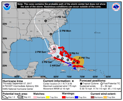 Timely storm track updates are key for any organization preparing for a hurricane.