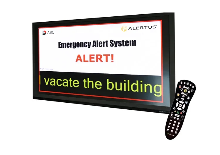 Cable TV Override alert screen