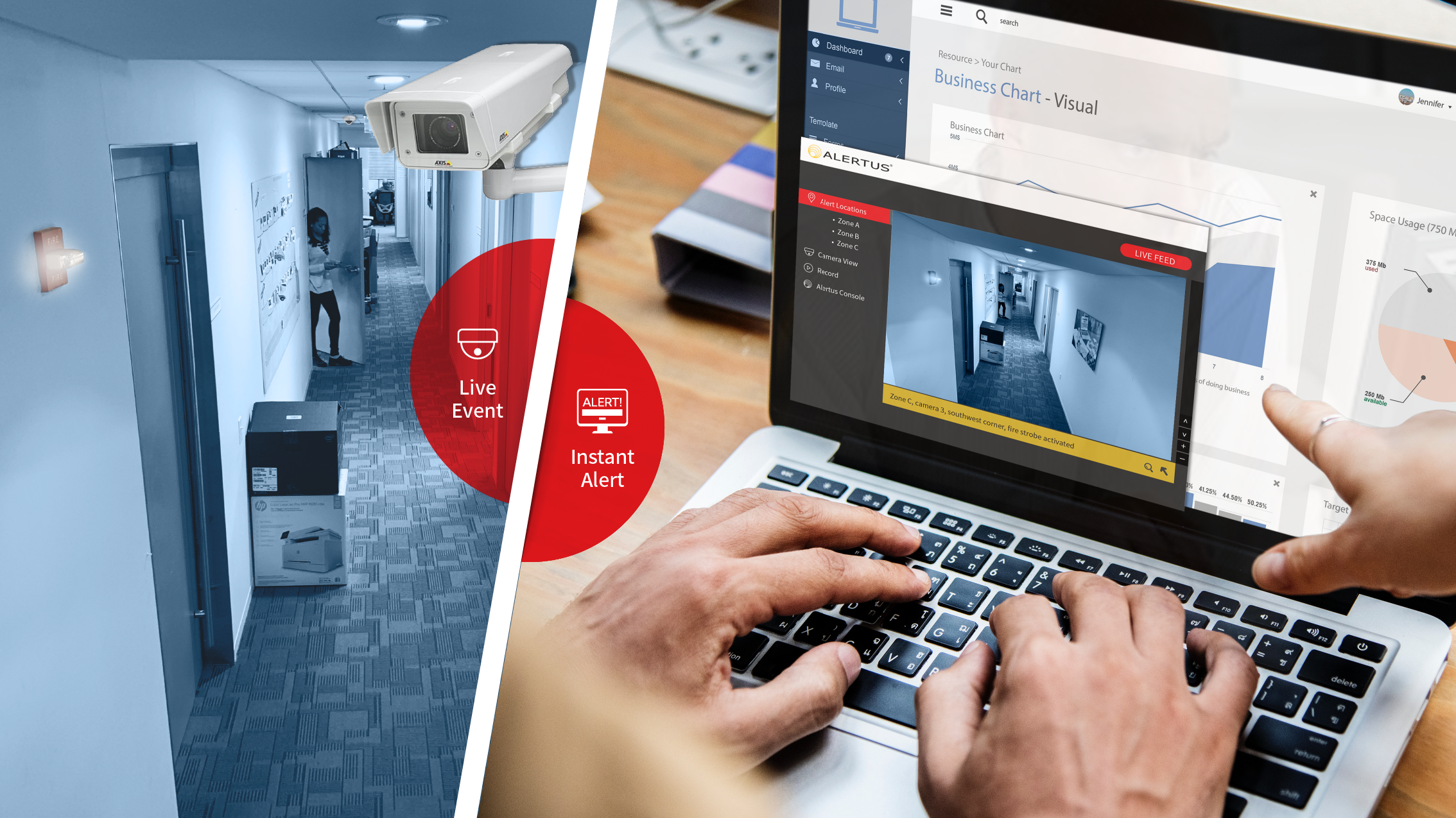 Alertus can integrate with your ip-based camera systems
