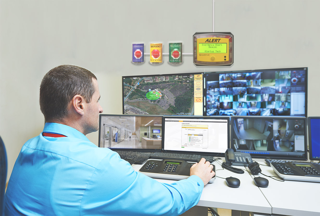 With multiple instant activation options from Alertus, your alerts are just one-touch away.