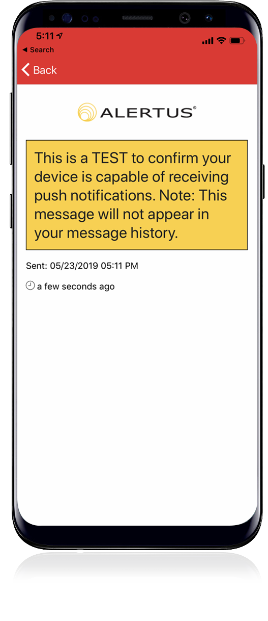4. Both Android and iPhone users should receive this test message.