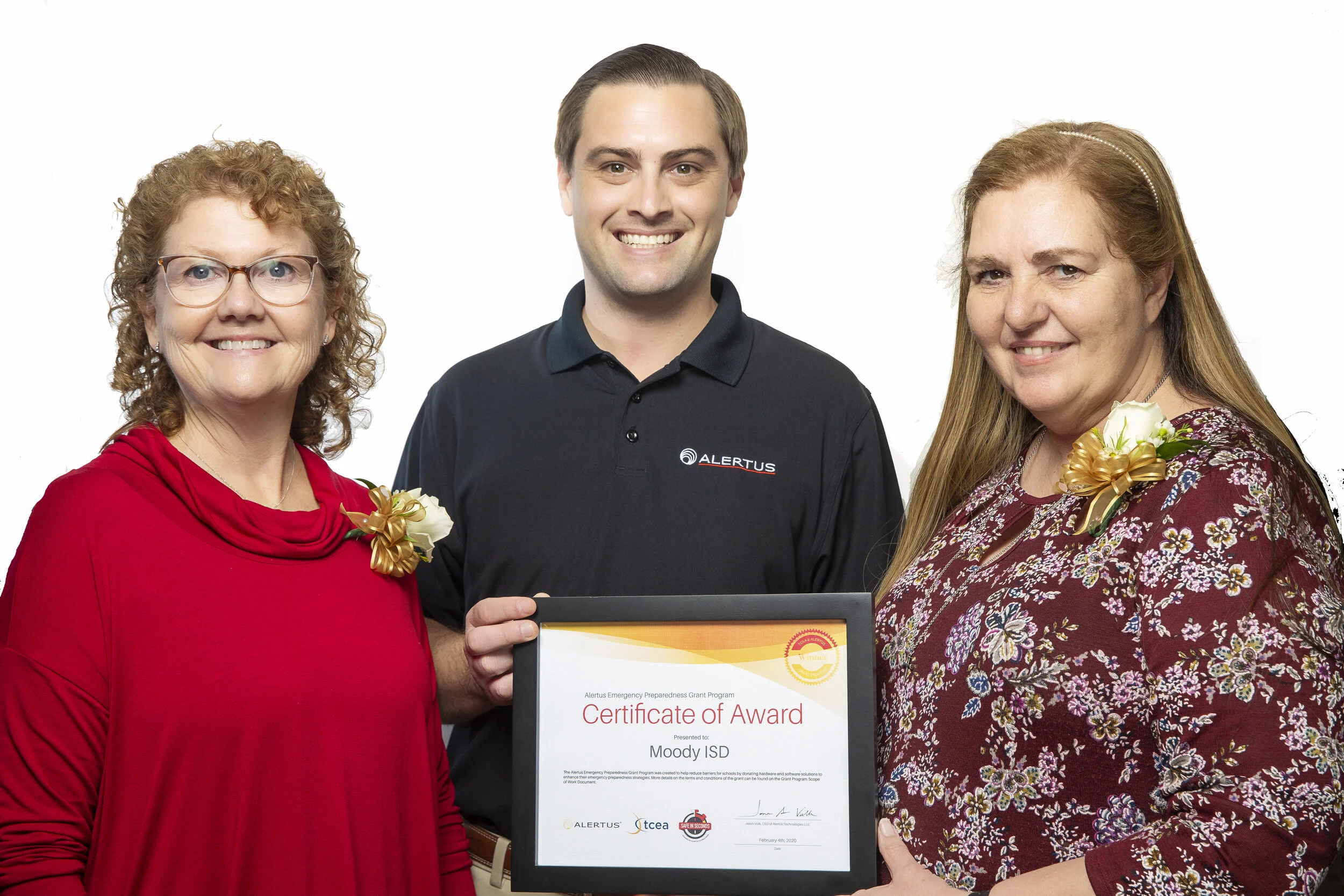 Alertus Technologies partners with Texas Computer Education Association to award an Emergency Preparedness Grant to Moody ISD