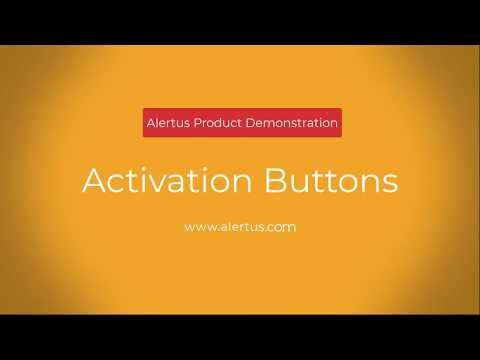 Alertus Wall-Mounted Activation Button Demonstration
