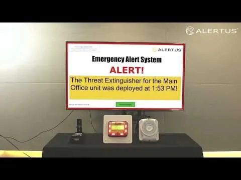 Alertus + Threat Extinguisher Integration Demo