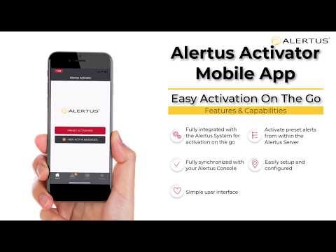 Alertus Activator App Demo