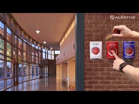 Alertus Wall-Mounted Activation Button
