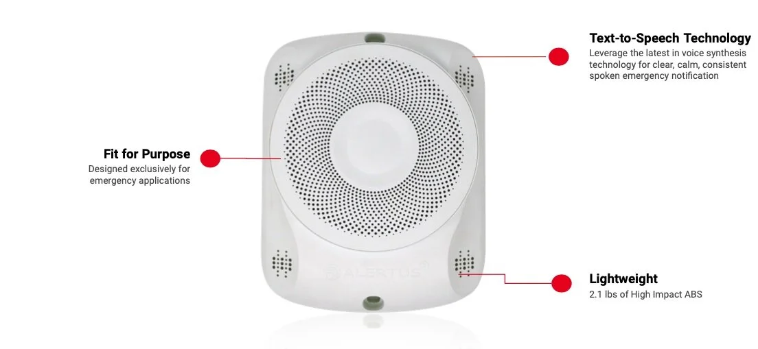 IP TTS Speaker - Alertus Technologies