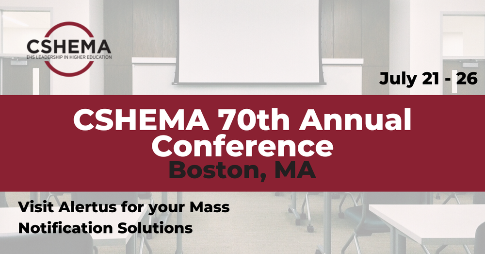 2023 CSHEMA 70th Annual Conference — Alertus Technologies