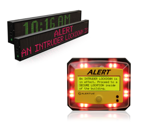 Alertus Alert Beacon and LED Marquee